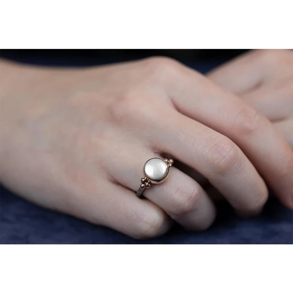 İncili Gümüş Otantik Set - Resim 4