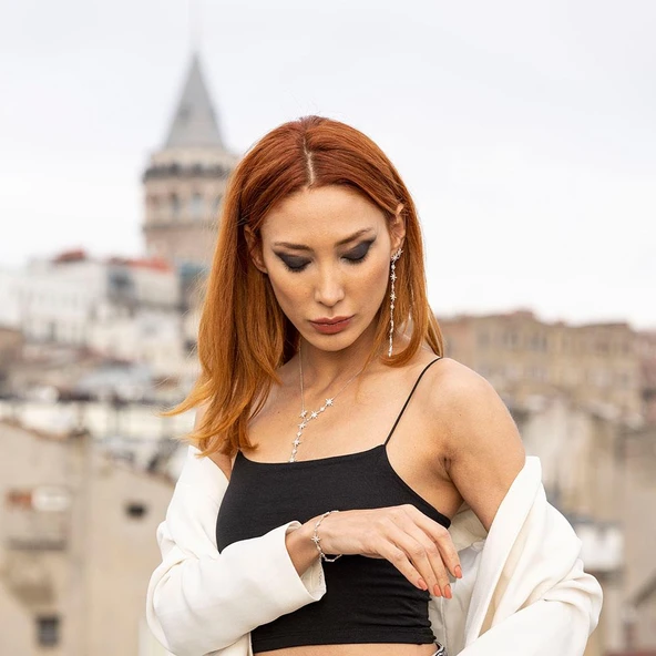 Kutup Yıldızı Gümüş Bileklik - Resim 2