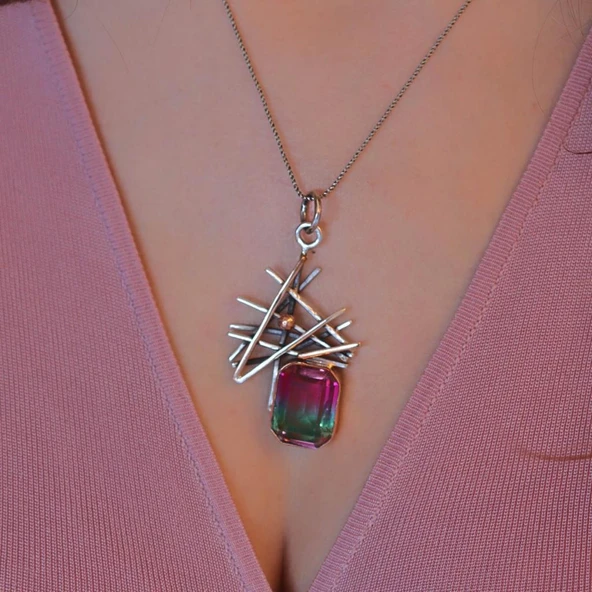 Mistik Taşlı Otantik Tasarım Set - Resim 2