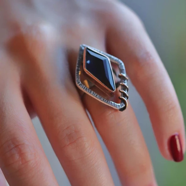 Safir Taşlı Otantik Tasarım Set - Resim 4