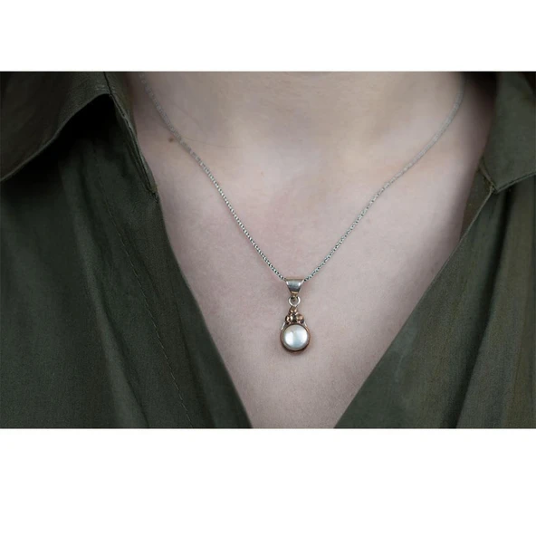 İncili Gümüş Otantik Set - Resim 2