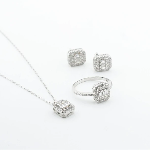 Baget Kesim Gümüş Set - Resim 2