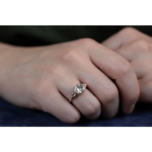 Zirconia Gümüş Otantik Set - Resim 2