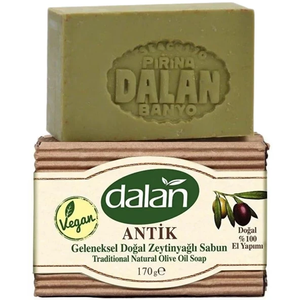 Dalan Antik Geleneksel Doğal Zeytinyağlı El Yapımı Sabun170 g - 1