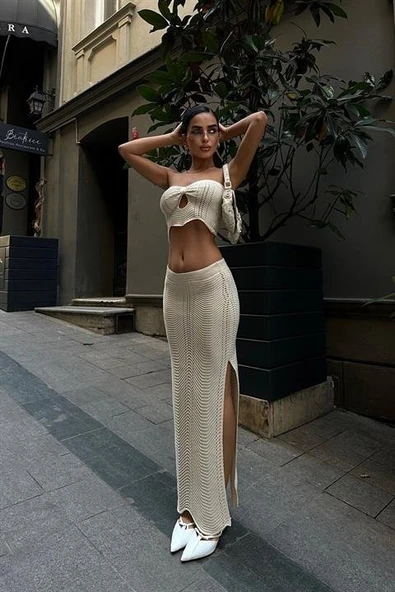 Mischa Cut Out Ajurlu Takım 9839 - Resim 7