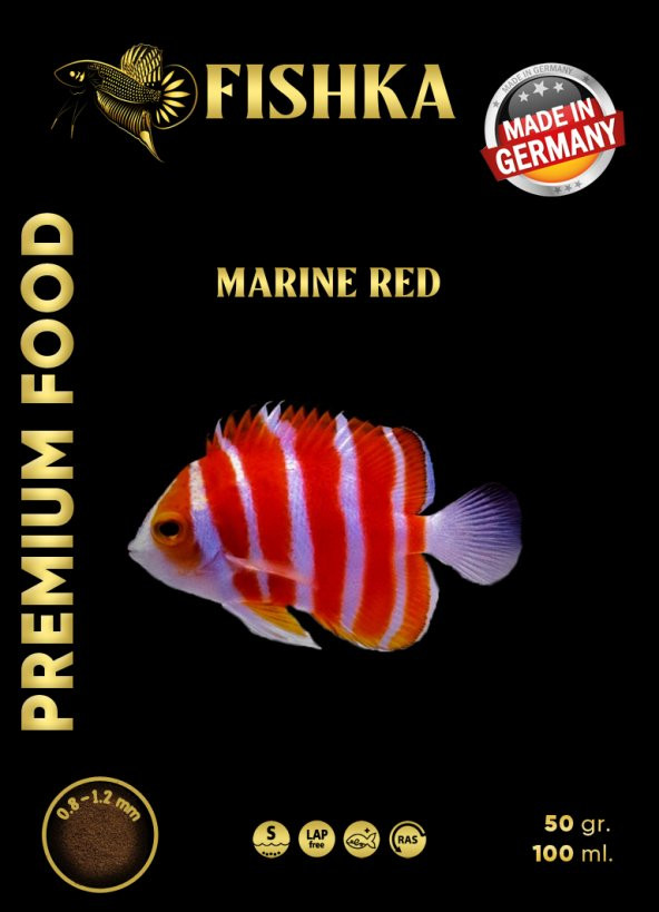 Fishka Marine Red 100 ml Deniz Balıkları Yemi