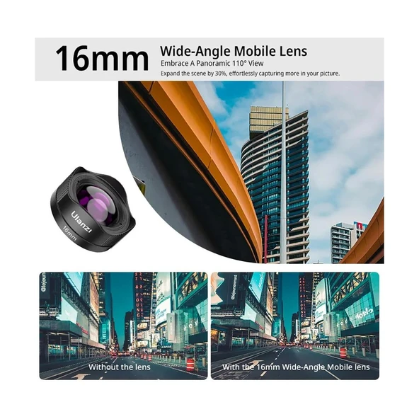 Ulanzi CL-005 16MM Geniş Açılı Profeyonel Telefon Lensi - 3