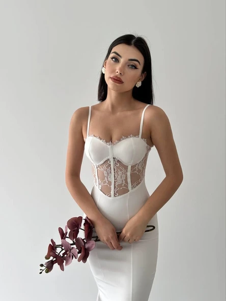 Begonia İp Askılı Elbise - Resim 6