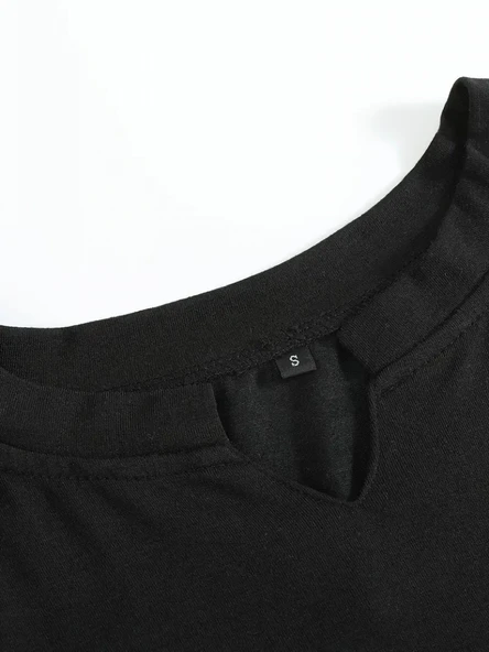 Erkek Kısa Kollu V Yaka Süprem T-shirt - Resim 5