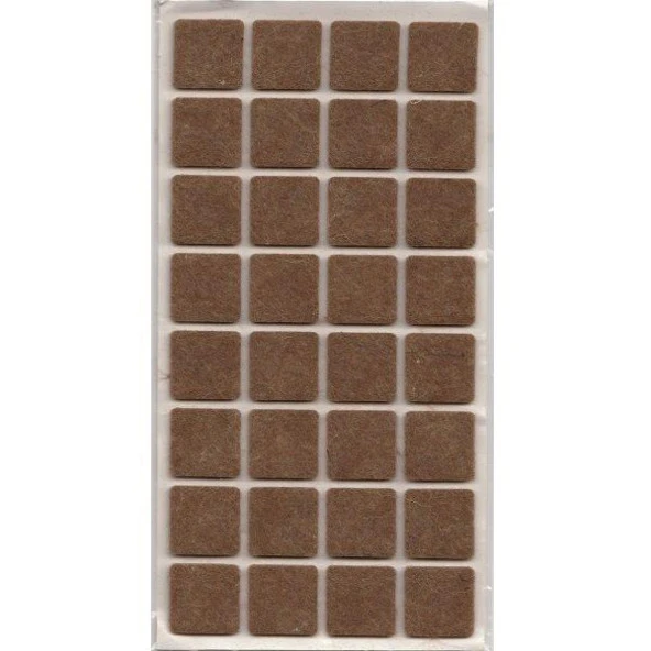 Gürçay Mobilya Altı Zemin Koruyucu Keçe 25*25mm