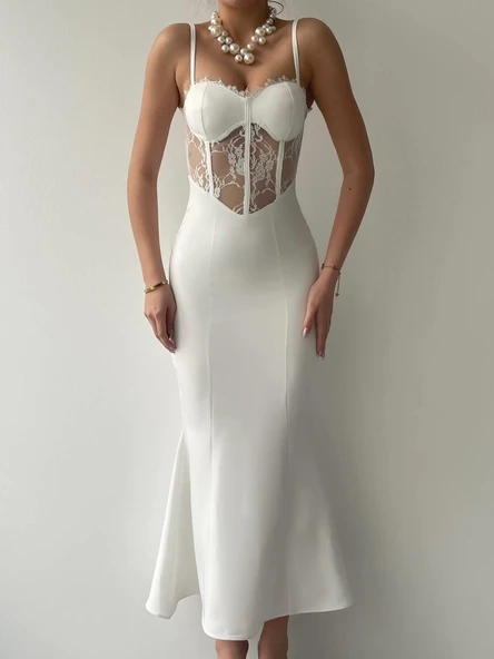 Begonia İp Askılı Elbise - Resim 2