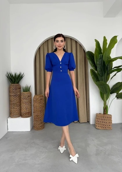 Linda Midi Elbise - Resim 4