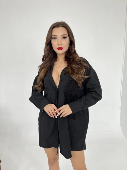 6309 GÖMLEK-SİYAH - Resim 5