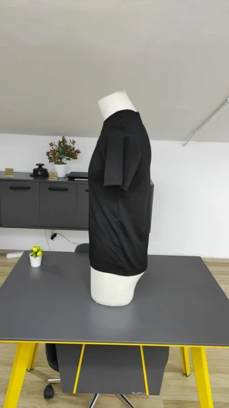 Erkek Kısa Kollu Bisiklet Yaka Burgu Bluz - Resim 6