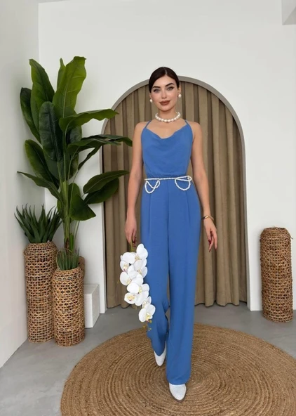 Darcy Sırt Dekolteli Tulum - Resim 4