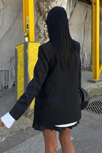 Mandie Garnili Blazer Ceket 6111 - Resim 4