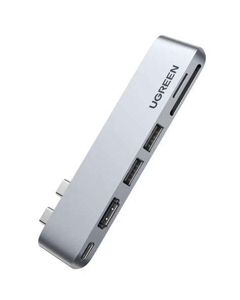 UGREEN 6'sı 1 Arada 2 USB 3.0 100W 6K PD Port Çoklayıcı Hub, 80856 - 1