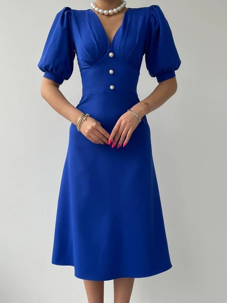 Linda Midi Elbise - Resim 2