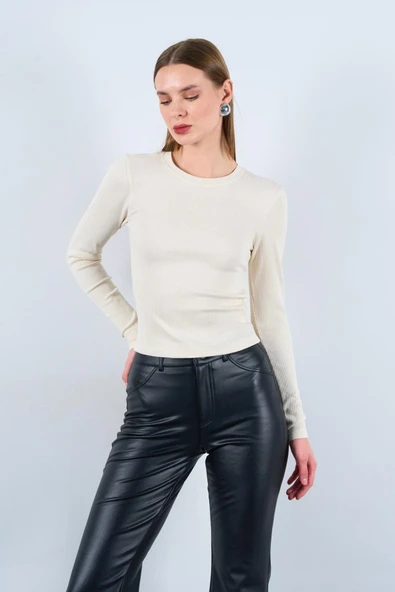 Uzun Kollu Body - Ekru ürün görseli