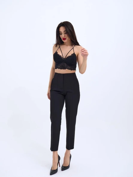 7254 PANTOLON-SİYAH - Resim 3