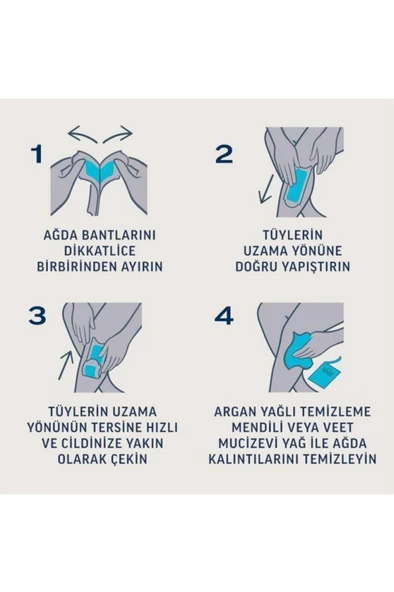 Veet Professional Ağda Bandı Hassas Ciltler İçin Bacak&Vücut Bölgesi Süper Fırsat 40’lı - 7