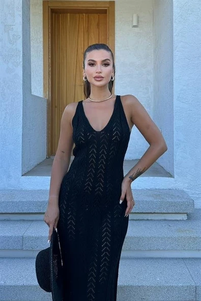 Rosalia Sırt Dekolteli Elbise 2761 - Resim 4