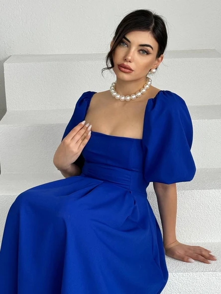 Benjamin Çan Etekli Midi Boy Elbise ürün görseli