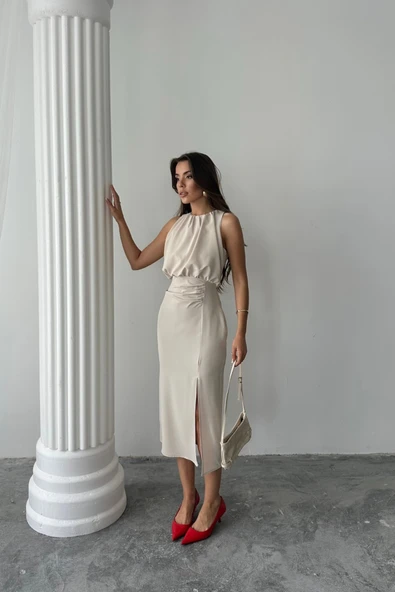 ELBİSE - Bej ürün görseli