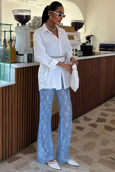 İçi Astarlı Dantel Pantolon 0081 ürün görseli