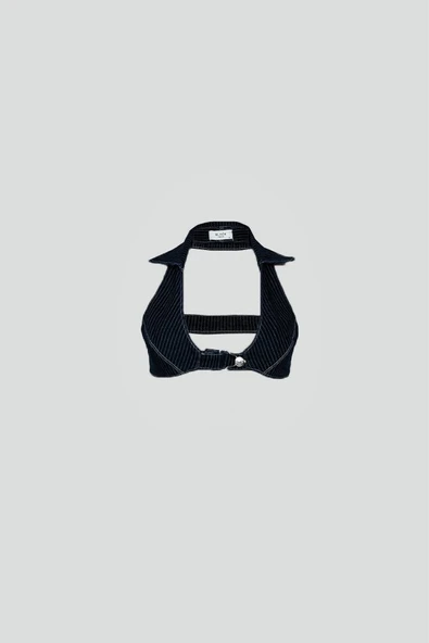 Polo Yaka Tiny Crop - Resim 3