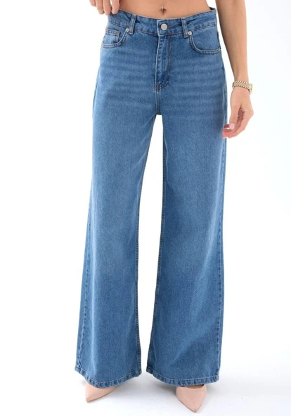 7418 KOT PANTOLON-MAVİ - Resim 2