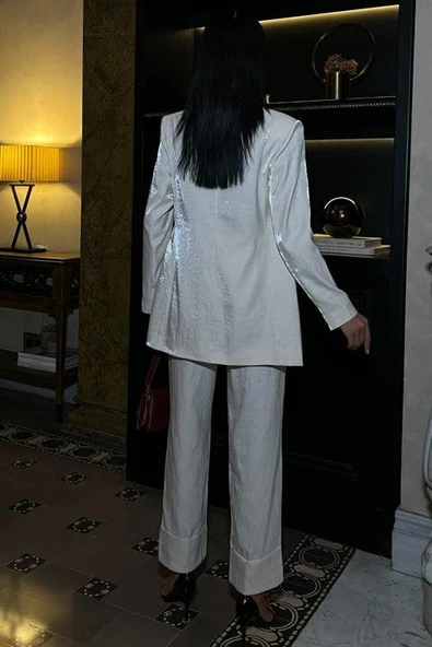 Gisella Parlak Saten Takım 9851 - Resim 4