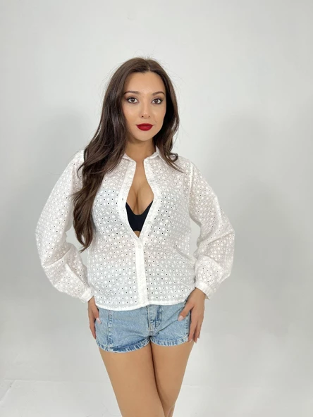 6841 GÖMLEK-BEYAZ - 5