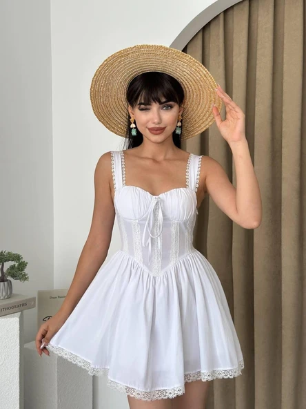 Lille Arkası Bağlamalı Elbise ürün görseli