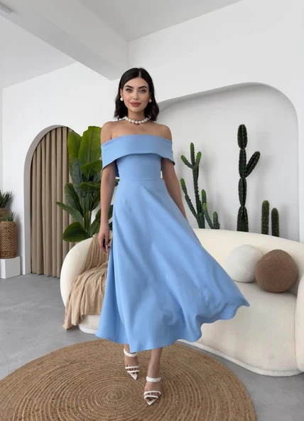 Mariana Midi Elbise - Resim 4