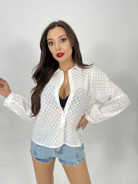 6841 GÖMLEK-BEYAZ - 4