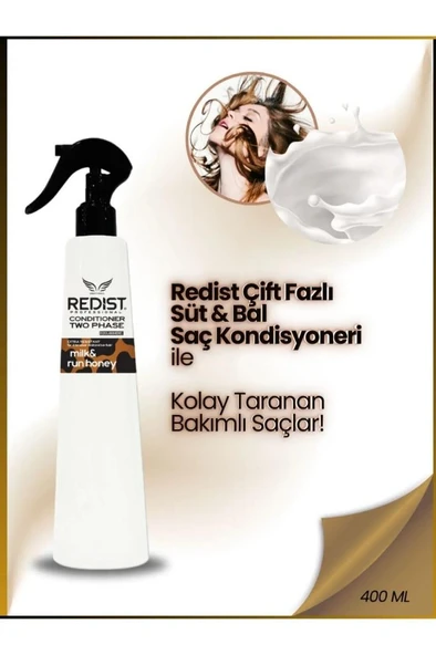 Redist İki Fazlı Milk Honey Fön Suyu 400 Ml - 2