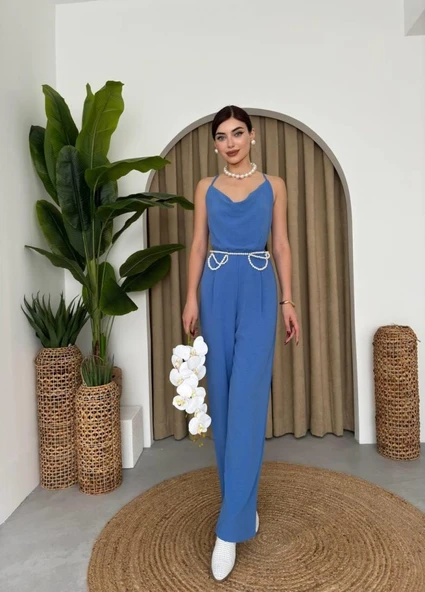 Darcy Sırt Dekolteli Tulum - Resim 6