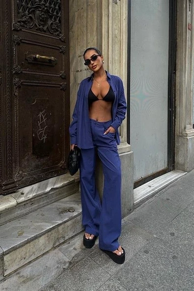 Larissa Çizgili Takım 9766 08 ürün görseli