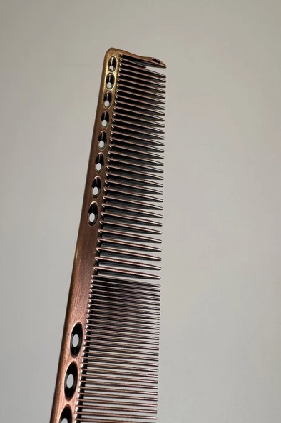 Trina Alüminyum Saç Tarağı Premium 19,5 cm Bronz Renk - 3