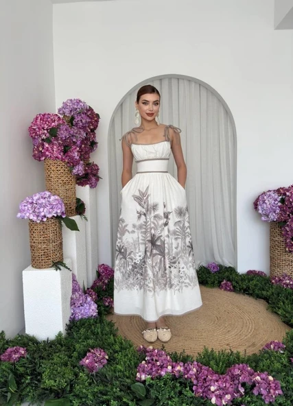 Rewe Cep Detaylı Elbise - Resim 4