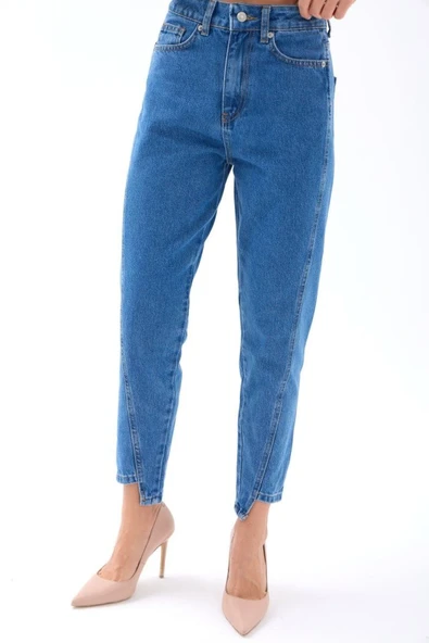 5682 KOT PANTOLON-KOYU MAVİ - Resim 3