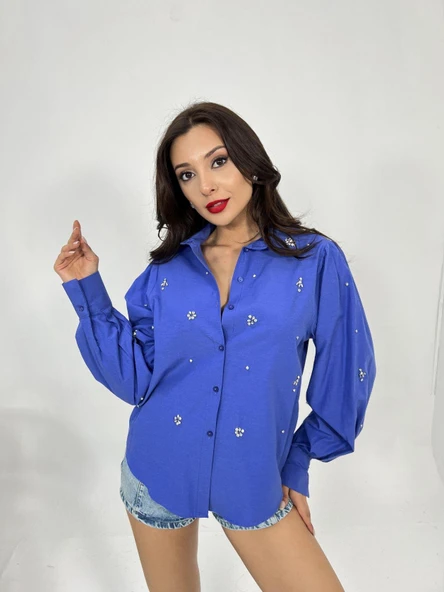 6871 GÖMLEK-MOR - Resim 4