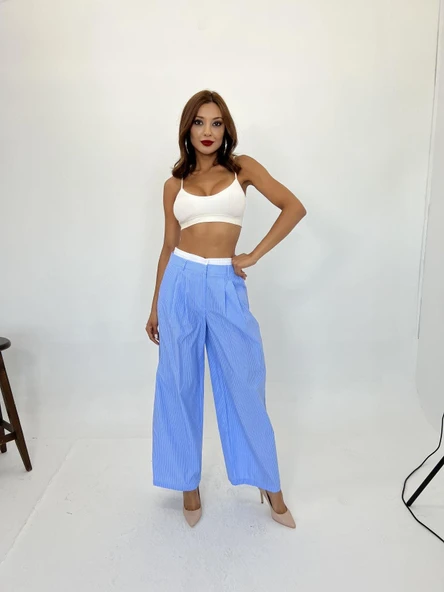 7109 PANTOLON-DALLAS ÇİZGİLİ - Resim 4