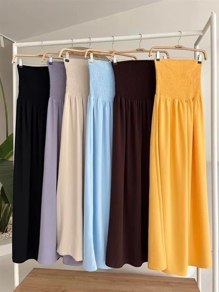 Göğsü Gipeli Straplez Elbise 2878 - Resim 9