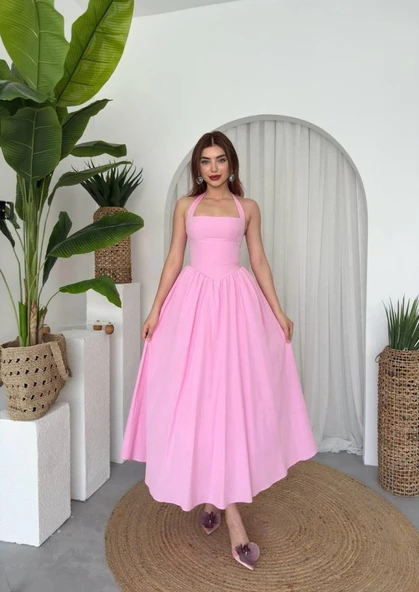 Fedra Midi Elbise - Resim 4