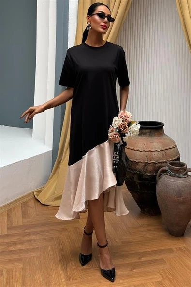 Volanlı Süprem Elbise 2864 - Resim 2