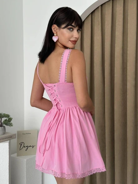 Lille Arkası Bağlamalı Elbise ürün görseli