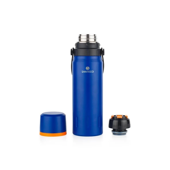 Çelik Termos 1200 ML Mavi ve Kamp Sehpası - 3