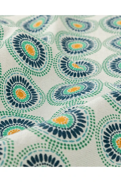 English Home Exotic Circles Baskılı Çift Kişilik Pike Koyu Yeşil - 3